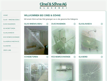 Tablet Screenshot of cimei.ch